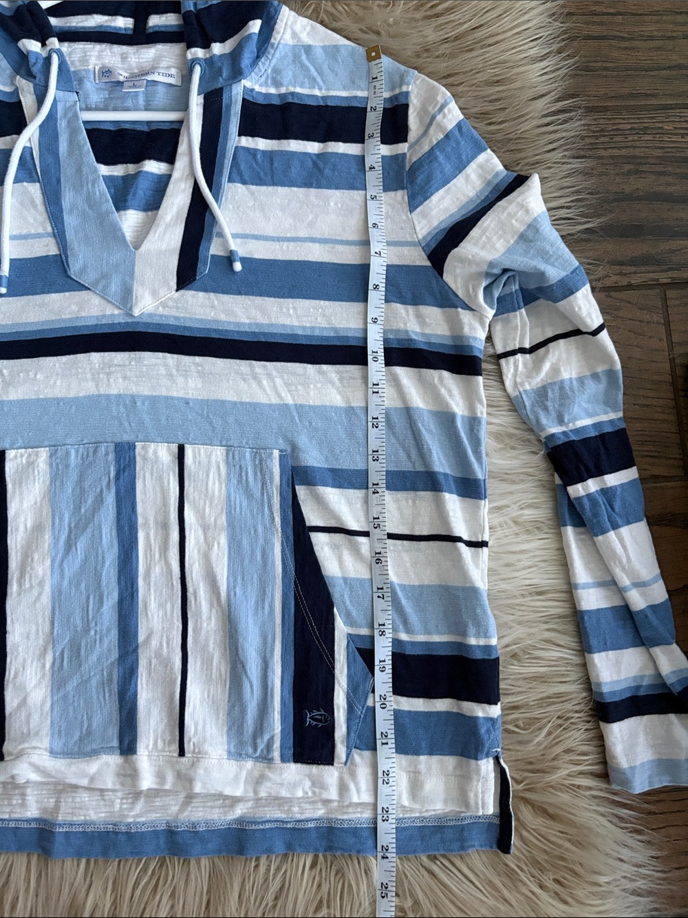Southern Tide cotton hoodie sz Large - Picture 10 of 10